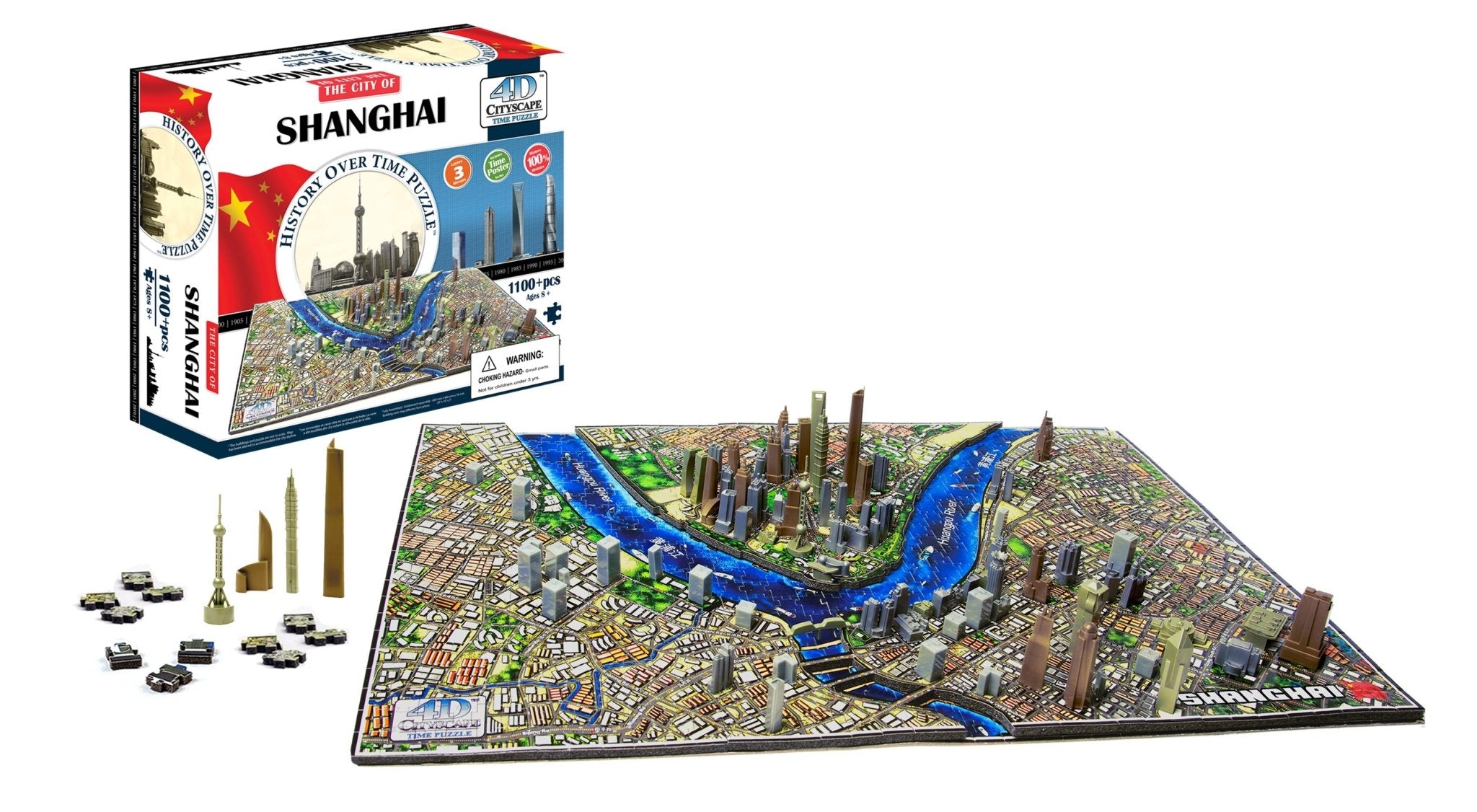 Puzzles - 4D Cityscape - Shanghai, China | Event Horizon Hobbies CA