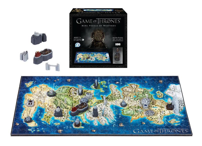 Puzzles - 4D Cityscape - Game of Thrones Mini Westeros