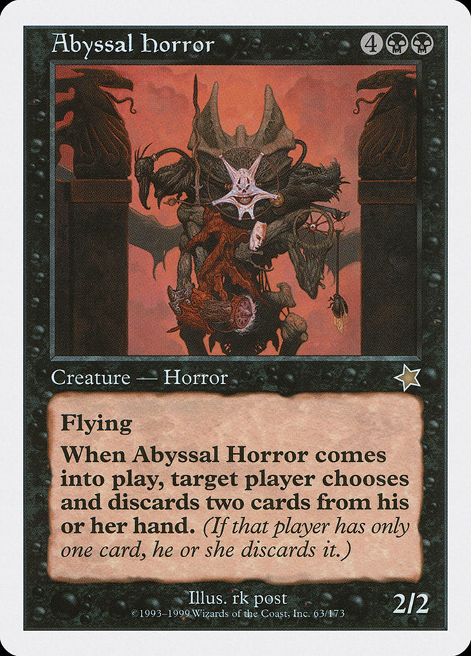 Abyssal Horror [Starter 1999] | Event Horizon Hobbies CA