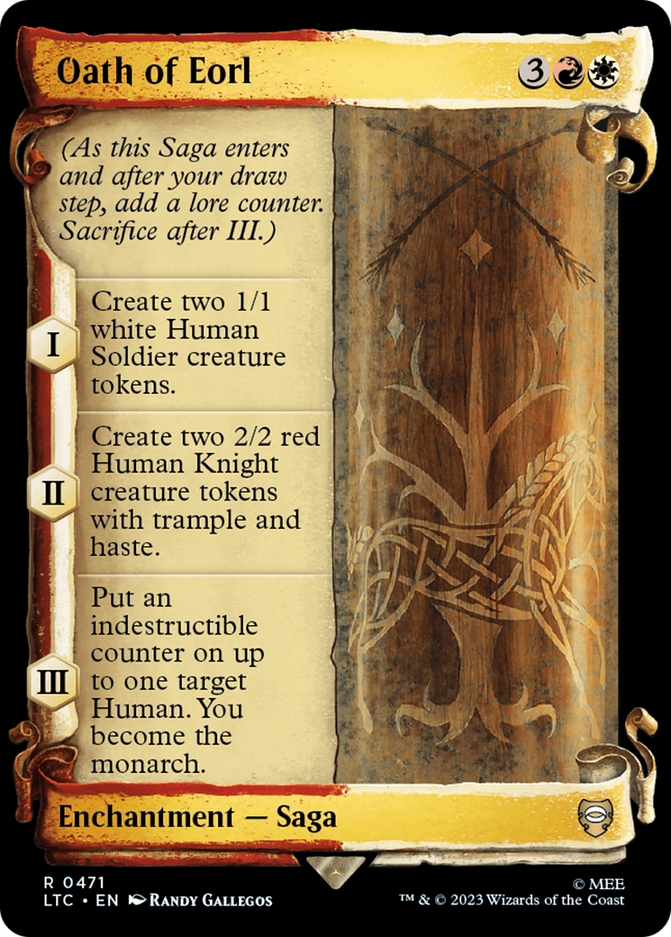 Oath of Eorl [The Lord of the Rings: Tales of Middle-Earth Commander Showcase Scrolls] | Event Horizon Hobbies CA