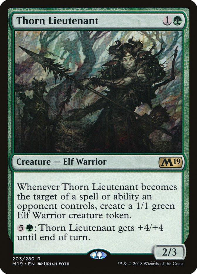 Thorn Lieutenant [Core Set 2019] | Event Horizon Hobbies CA
