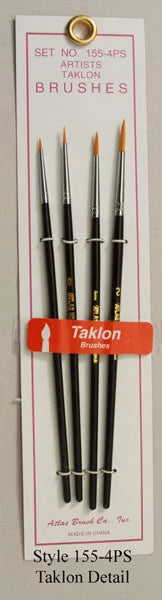 Atlas Brush - Golden Taklon - 4 brush set | Event Horizon Hobbies CA