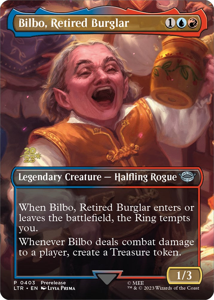 Bilbo, Retired Burglar [The Lord of the Rings: Tales of Middle-Earth Prerelease Promos] | Event Horizon Hobbies CA