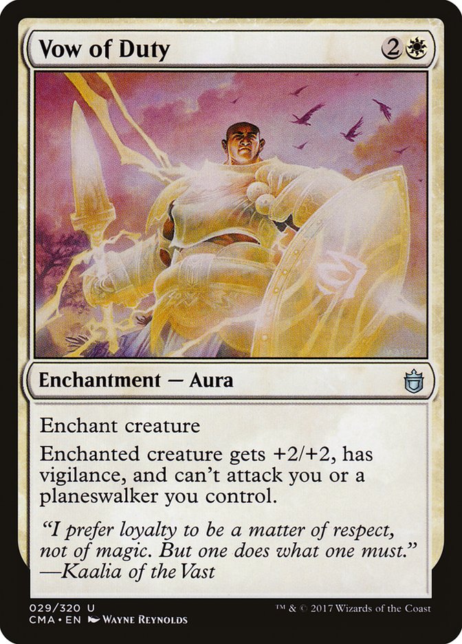 Vow of Duty [Commander Anthology] | Event Horizon Hobbies CA