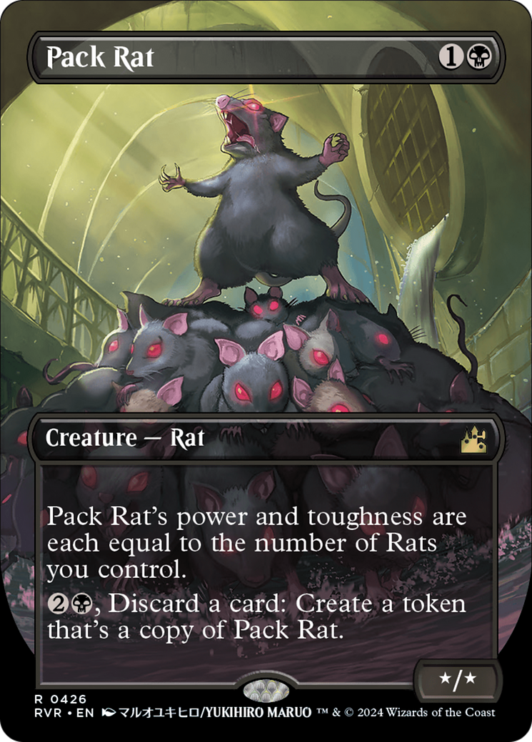 Pack Rat (Anime Borderless) [Ravnica Remastered] | Event Horizon Hobbies CA