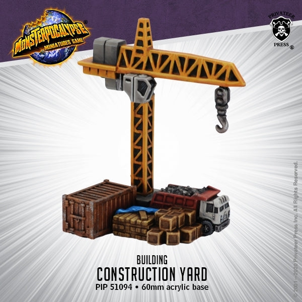 Monsterpocalypse Building Construction Yard | Event Horizon Hobbies CA