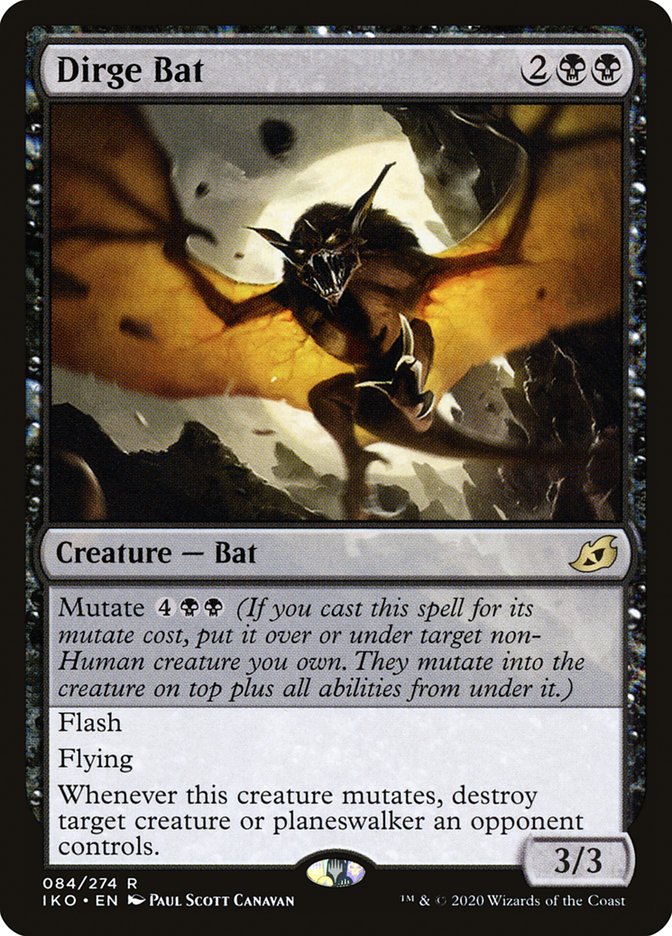 Dirge Bat [Ikoria: Lair of Behemoths] | Event Horizon Hobbies CA