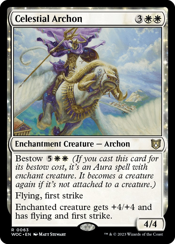Celestial Archon [Wilds of Eldraine Commander] | Event Horizon Hobbies CA