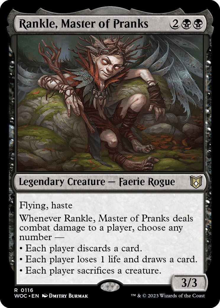 Rankle, Master of Pranks [Wilds of Eldraine Commander] | Event Horizon Hobbies CA