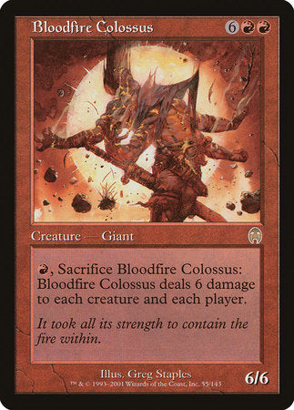 Bloodfire Colossus [Apocalypse] | Event Horizon Hobbies CA