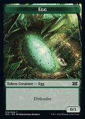 Egg // Knight Double-sided Token [Double Masters 2022 Tokens] | Event Horizon Hobbies CA