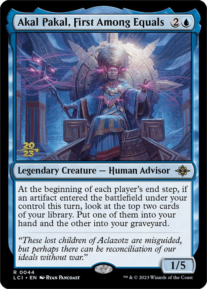 Akal Pakal, First Among Equals [The Lost Caverns of Ixalan Prerelease Cards] | Event Horizon Hobbies CA