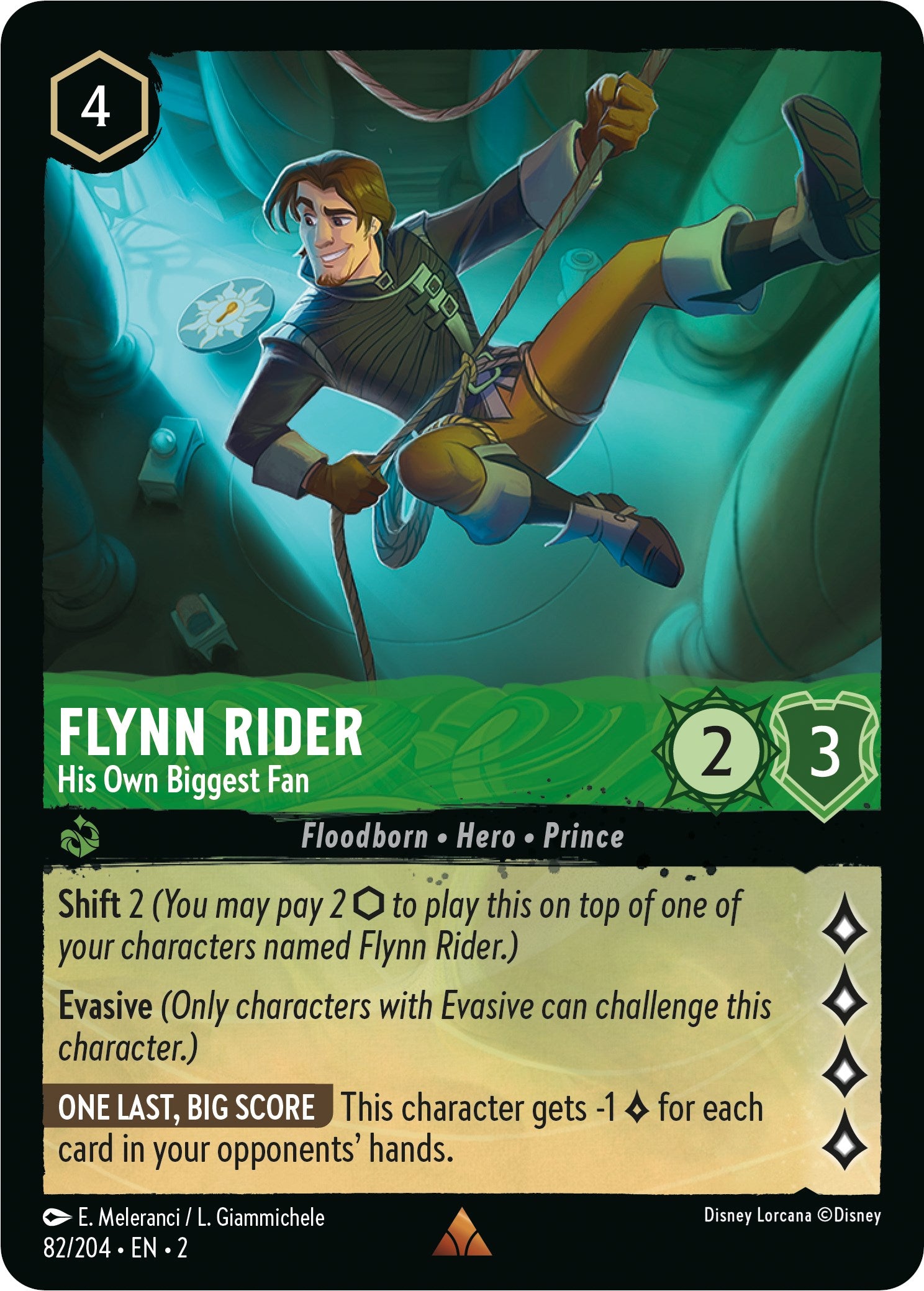 Flynn Rider - His Own Biggest Fan (82/204) [Rise of the Floodborn] | Event Horizon Hobbies CA