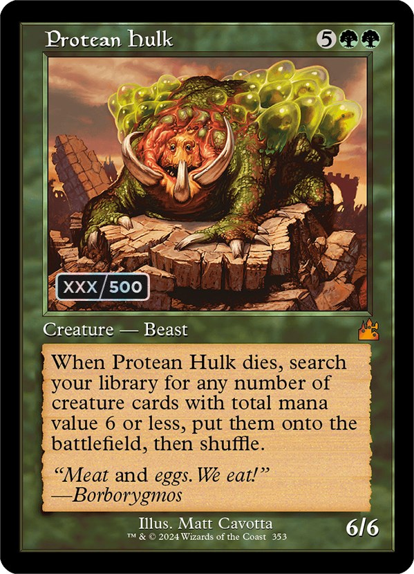 Protean Hulk (Retro) (Serialized) [Ravnica Remastered] | Event Horizon Hobbies CA
