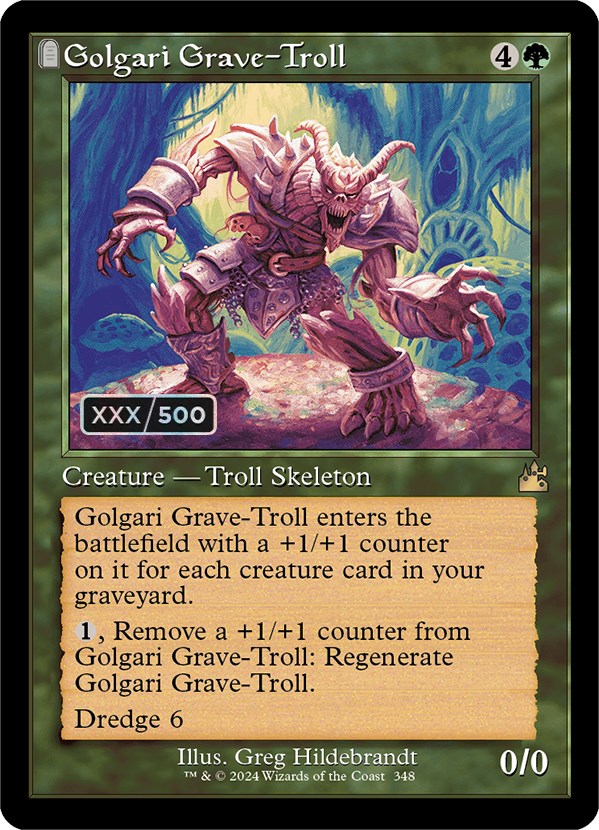 Golgari Grave-Troll (Retro) (Serialized) [Ravnica Remastered] | Event Horizon Hobbies CA