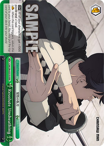 Resolute Unsheathing (CSM/S96-E051R RRR) [Chainsaw Man]