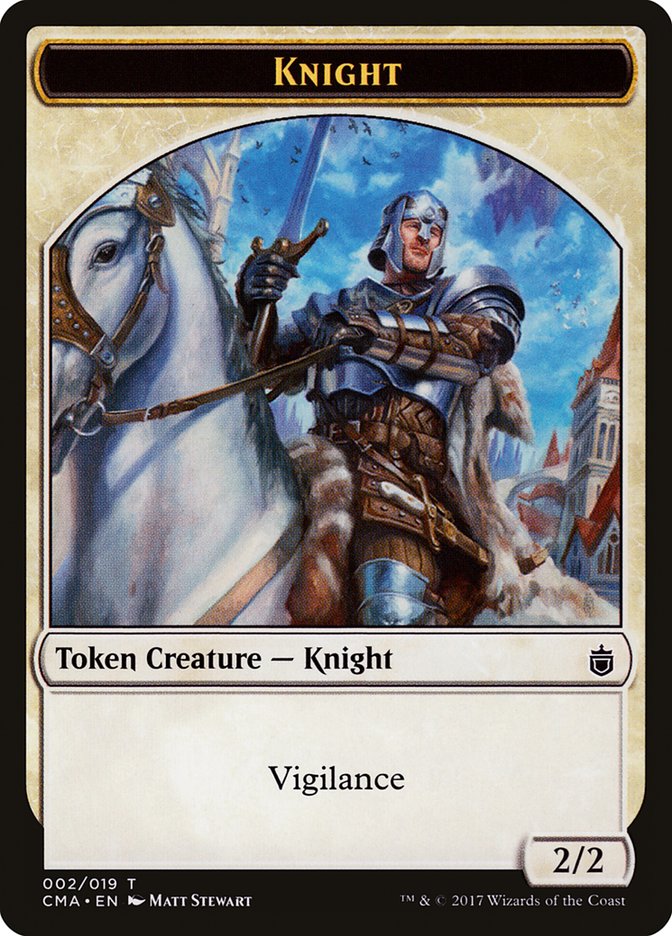 Knight [Commander Anthology Tokens] | Event Horizon Hobbies CA