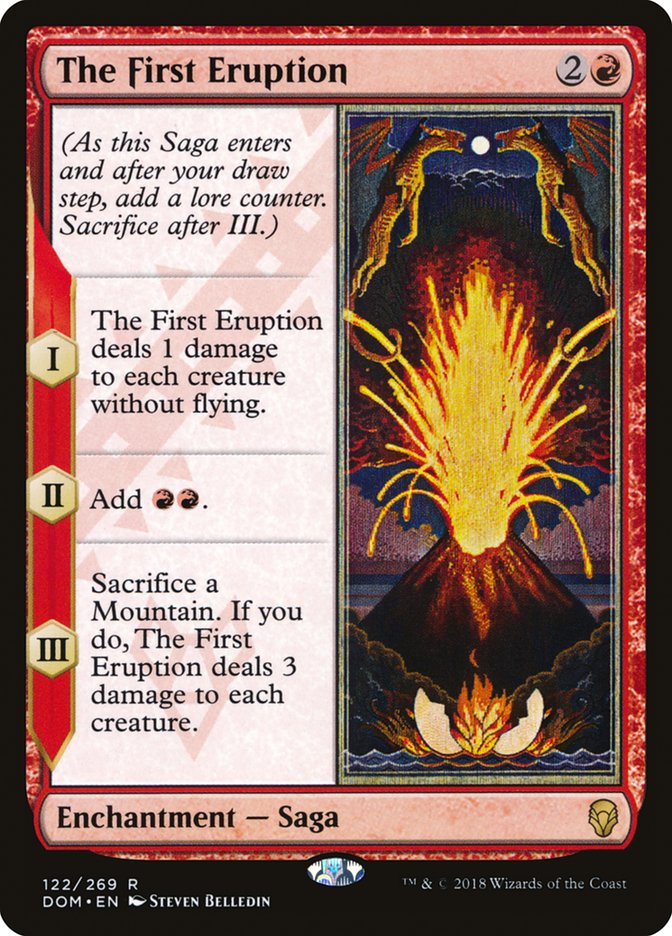 The First Eruption [Dominaria] | Event Horizon Hobbies CA