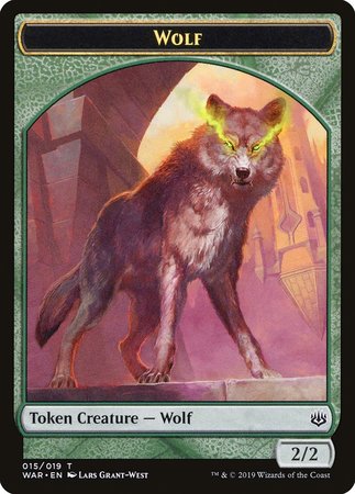 Wolf Token [War of the Spark Tokens] | Event Horizon Hobbies CA