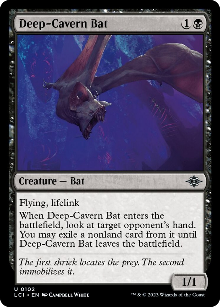 Deep-Cavern Bat [The Lost Caverns of Ixalan] | Event Horizon Hobbies CA