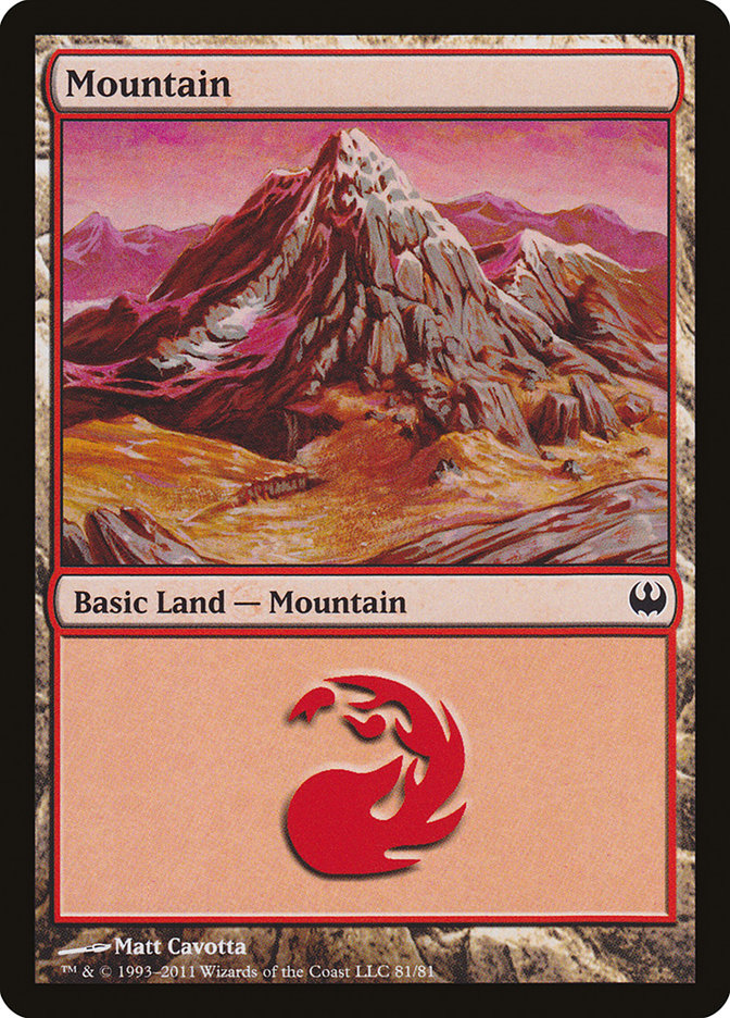 Mountain (81) [Duel Decks: Knights vs. Dragons] | Event Horizon Hobbies CA