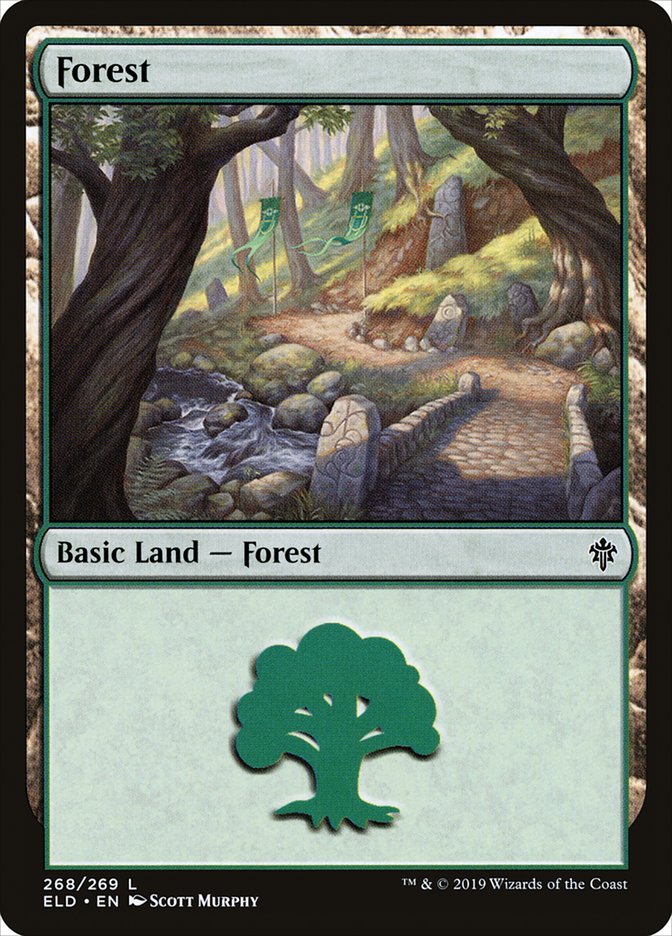 Forest (268) [Throne of Eldraine] | Event Horizon Hobbies CA