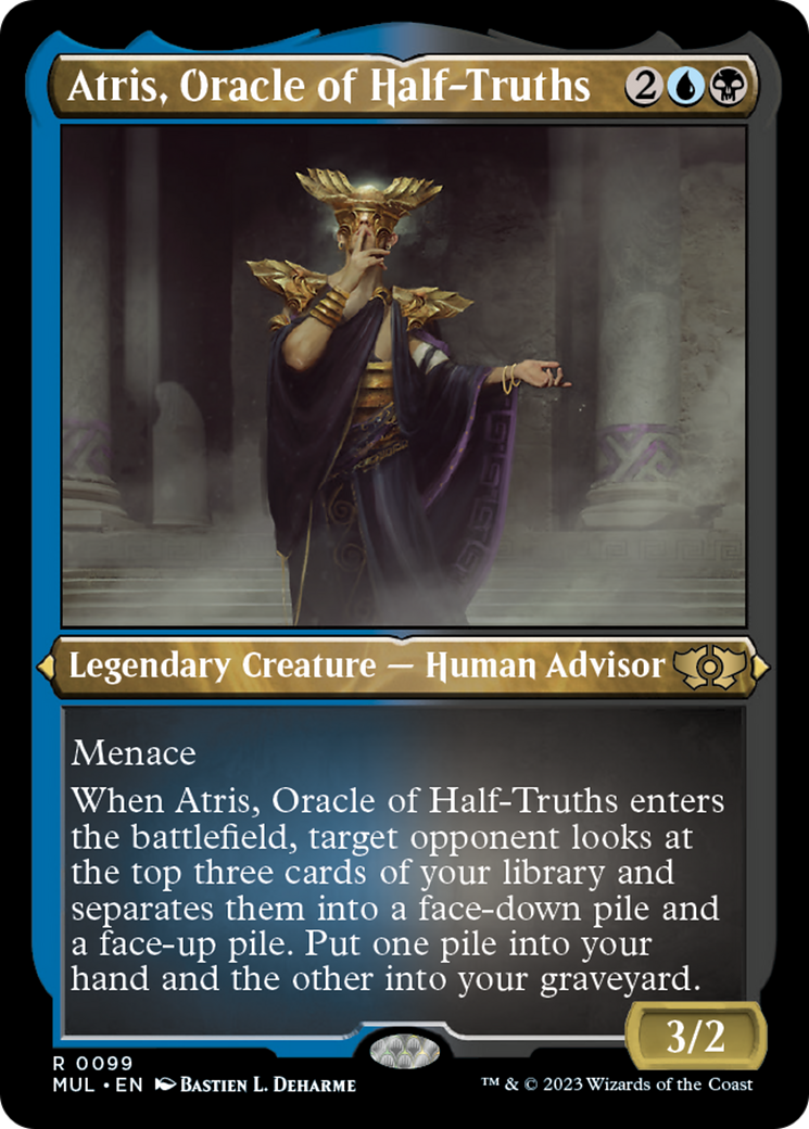 Atris, Oracle of Half-Truths (Foil Etched) [Multiverse Legends] | Event Horizon Hobbies CA
