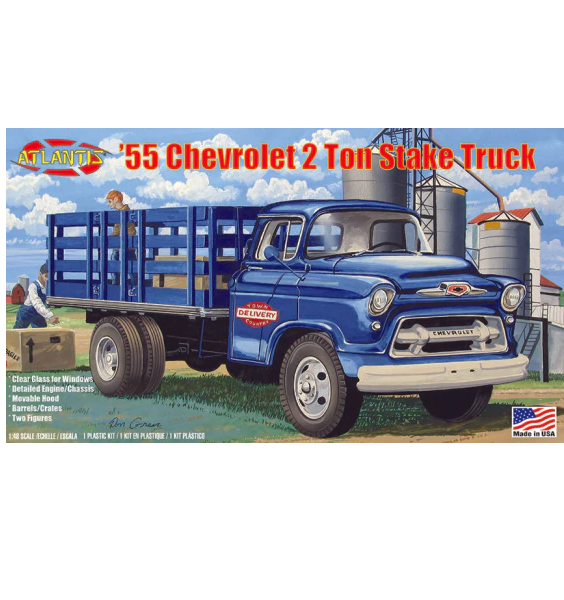 Model Kit - Atlantis - '55 Chevrolet 2 Ton Stake Truck
