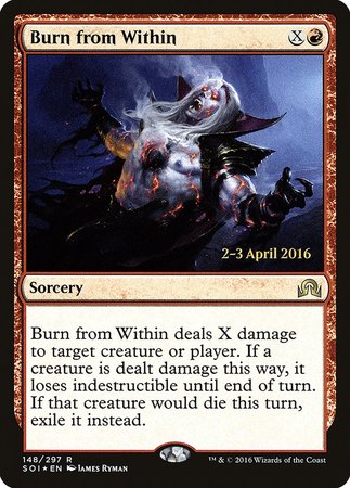 Burn from Within [Shadows over Innistrad Promos] | Event Horizon Hobbies CA