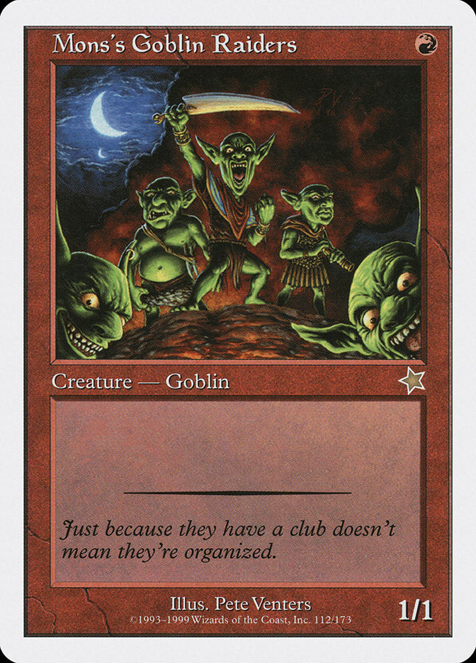 Mons's Goblin Raiders [Starter 1999] | Event Horizon Hobbies CA
