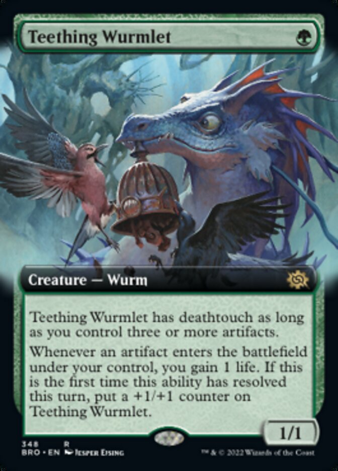 Teething Wurmlet (Extended Art) [The Brothers' War] | Event Horizon Hobbies CA