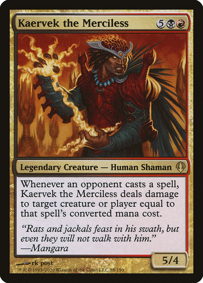 Kaervek the Merciless [Archenemy] | Event Horizon Hobbies CA
