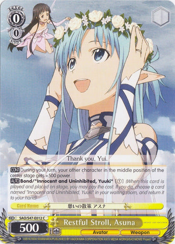 Restful Stroll, Asuna (SAO/S47-E012 C) [Sword Art Online Re: Edit]