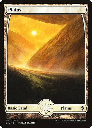 Plains (250) - Full Art [Battle for Zendikar] | Event Horizon Hobbies CA