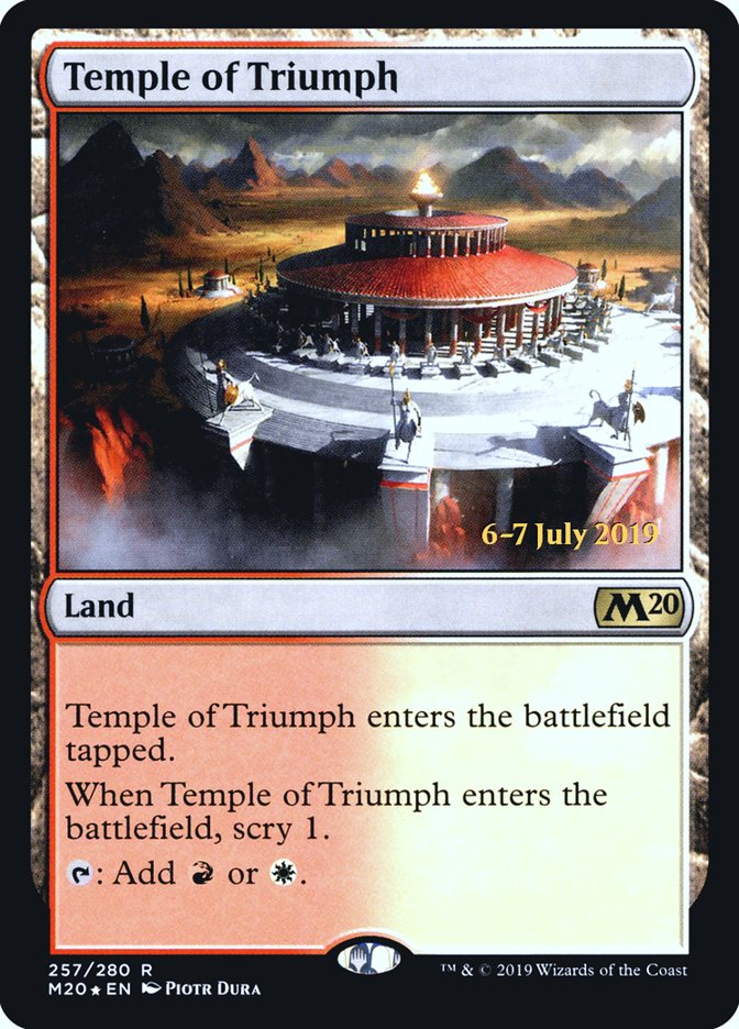 Temple of Triumph  [Core Set 2020 Prerelease Promos] | Event Horizon Hobbies CA