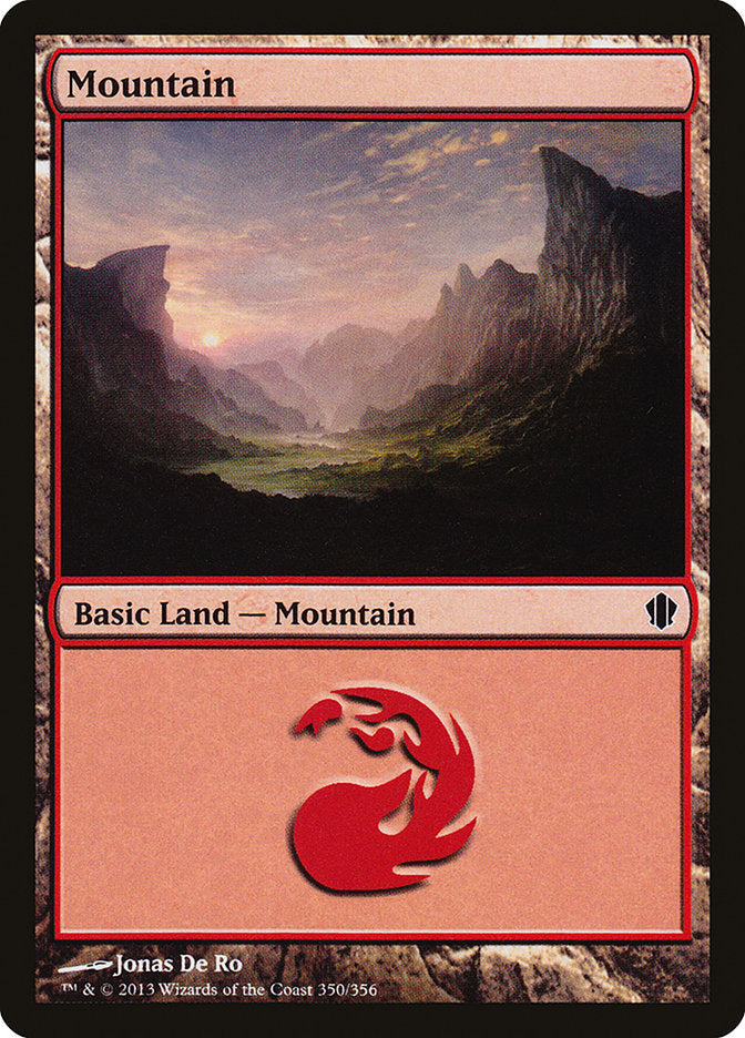 Mountain (350) [Commander 2013] | Event Horizon Hobbies CA