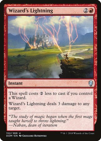 Wizard's Lightning [Dominaria] | Event Horizon Hobbies CA