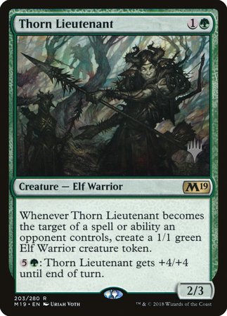 Thorn Lieutenant [Core Set 2019 Promos] | Event Horizon Hobbies CA