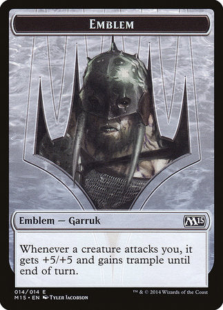 Emblem - Garruk, Apex Predator [Magic 2015 Tokens] | Event Horizon Hobbies CA
