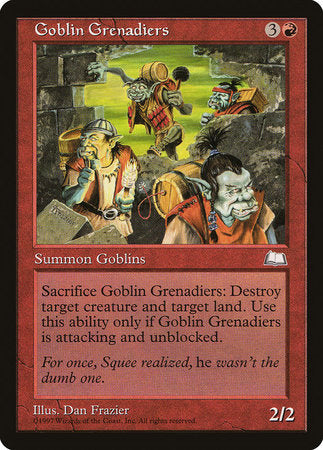 Goblin Grenadiers [Weatherlight] | Event Horizon Hobbies CA