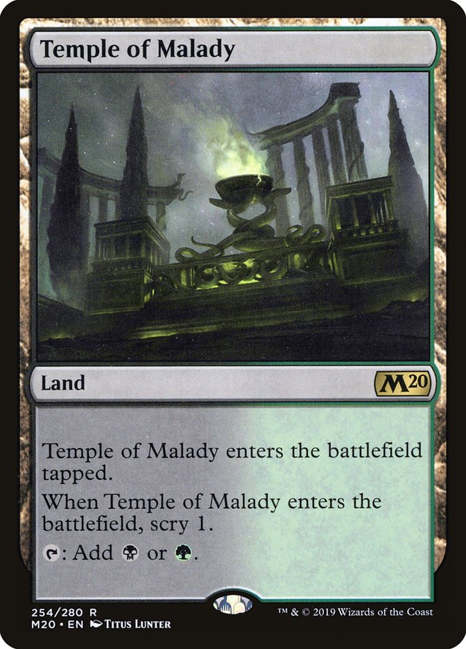 Temple of Malady [Core Set 2020] | Event Horizon Hobbies CA
