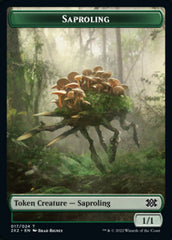 Saproling // Monk Double-sided Token [Double Masters 2022 Tokens] | Event Horizon Hobbies CA