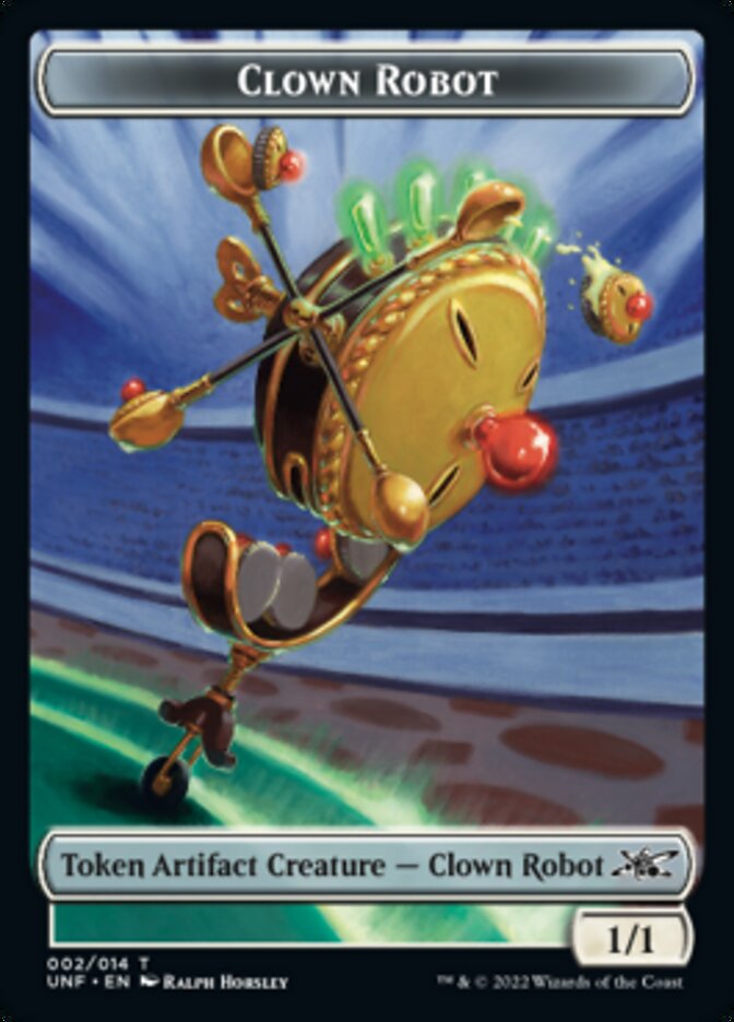Clown Robot (002) Token [Unfinity Tokens] | Event Horizon Hobbies CA