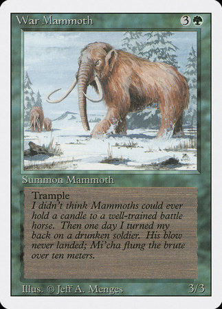 War Mammoth [Revised Edition] | Event Horizon Hobbies CA