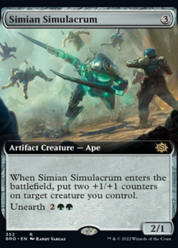 Simian Simulacrum (Extended Art) [The Brothers' War] | Event Horizon Hobbies CA