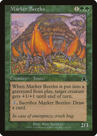 Marker Beetles [Urza's Destiny] | Event Horizon Hobbies CA