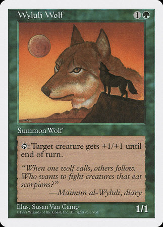 Wyluli Wolf [Fifth Edition] | Event Horizon Hobbies CA