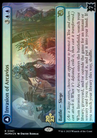 Invasion of Arcavios // Invocation of the Founders [March of the Machine Prerelease Promos] | Event Horizon Hobbies CA
