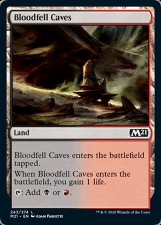 Bloodfell Caves [Core Set 2021] | Event Horizon Hobbies CA