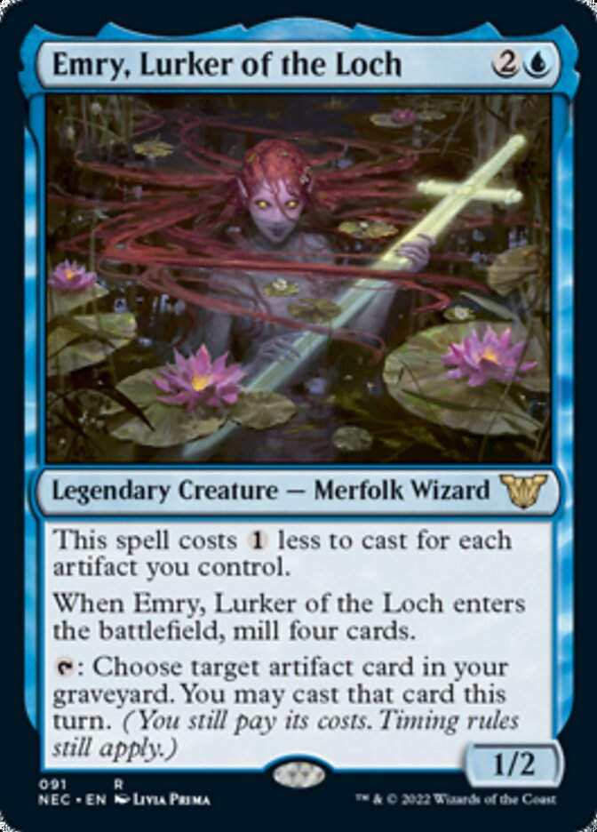Emry, Lurker of the Loch [Kamigawa: Neon Dynasty Commander] | Event Horizon Hobbies CA